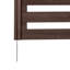 Wooden Privacy Fence, 48 x 37 inch Air Conditioner Fence, 3 Panel Solid Outdoor Wood Privacy Screen with Metal Stakes, Steel Frame, Trash Can Hider Fences Suitable for Garden, Pool