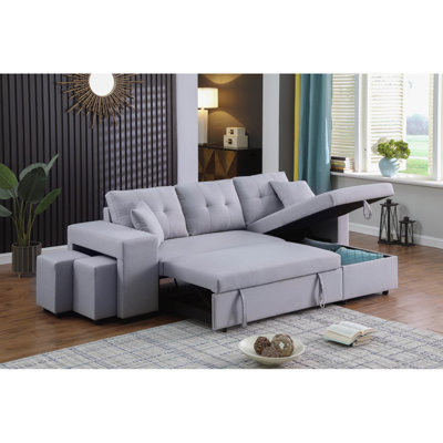 Canapé-lit modulaire réversible 93 po Modern