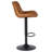 Zager Faux Leather Swivel Adjustable Height Bar Stool-880184382