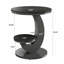 Table de bout ronde avec rangement-129762876