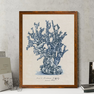« sea corail study iv » par paul cezanne-cadre photo, reproduction d’art
