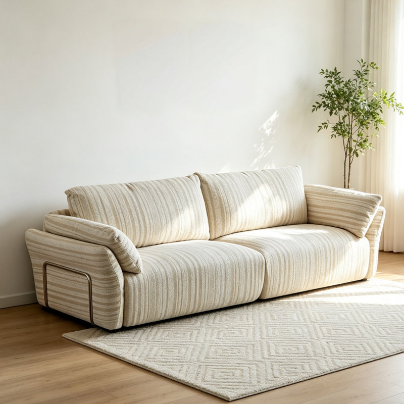 Retro Striped Sofa