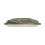 Coussin en cuir et suède vert Ember-129170791