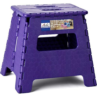 Aldonna Purple Foldable Step Stool