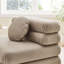 Jubilee Modular Performance Velvet Armless Chair In Mulberry-104318256