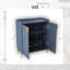 Armoire à vin 32 "avec porte-bouteilles 12 bouteilles et 2 portes-130531363