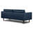 Napa 88.5'' Full-Grain Genuine Italian Leather Sofa-629881410