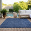 Machine Washable Indoor/Outdoor Lummus ACN790 Navy 2'6" x 3'10" Rug-1436412639