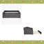 Lit de jour simple avec charge USB et lit extensible escamotable, avec bouton sur le dos et clou en cuivre sur les accoudoirs ondulés-730317103