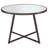 Jannifer Round with Steel Base Dining Table