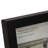 7.25" Solid Rectangular 4" x 6" Photo Picture Frame with Easel Back - Matte Black