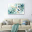 Ensemble de 1 tableau sur toile représentant des oiseaux et des branches-541205513-541205518