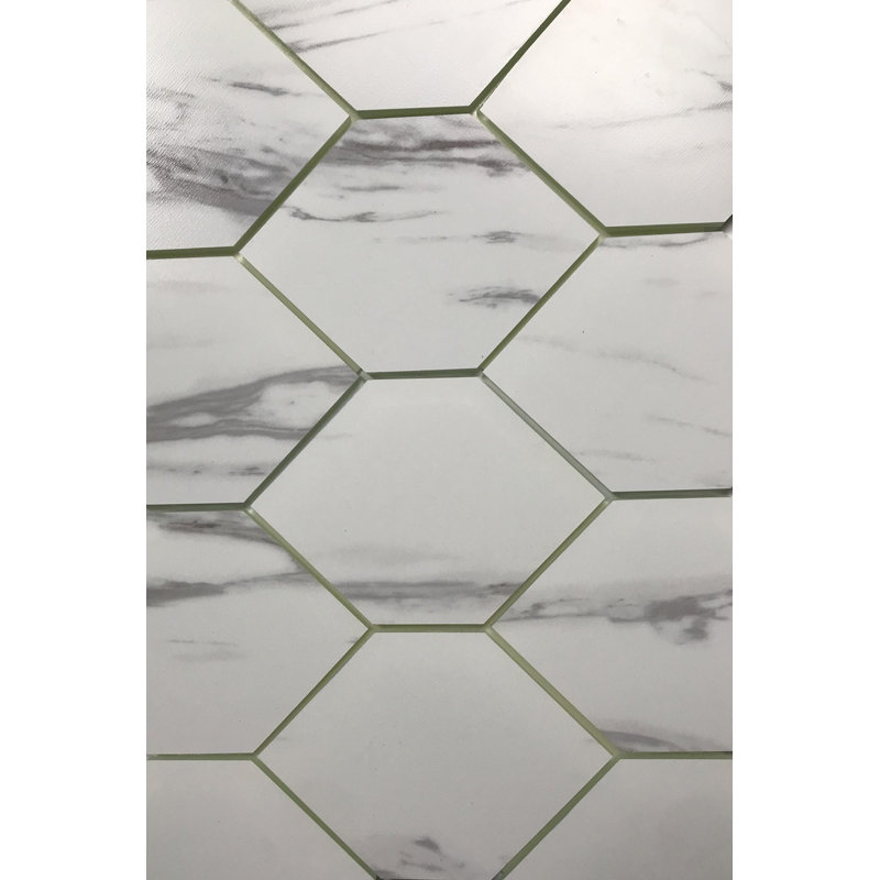 Tuscan Design 5.12'' W x 3.5'' L Glass Peel and Stick Mosaic Tile
