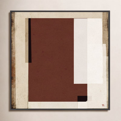 City Scape Brown Print by Marco Marella