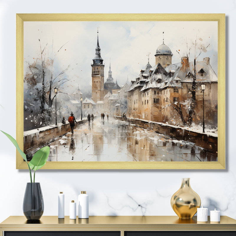 Art sur toile Markele, Allemagne, allemand, Timberline I, 34" H x 44" W, Gold Picture Framed