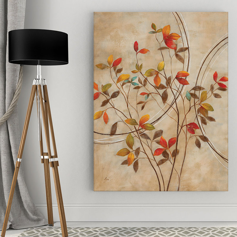 « automne », reproduction d’art sur toile tendue "par nan, H 36 po x l 48 po x P 1,5 po