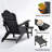 HDPE Folding Adirondack Chair With Retractable Footrest-2105247100