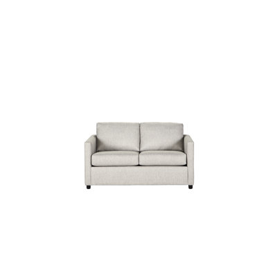 57" Upholstered Angled Track Arm Loveseat (No TP)