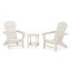 Nautical 3-Piece Adirondack Set with South Beach 18" Side Table
