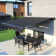 Multiple Awnings 9'' Fabric Cover Retractable Patio Awning
