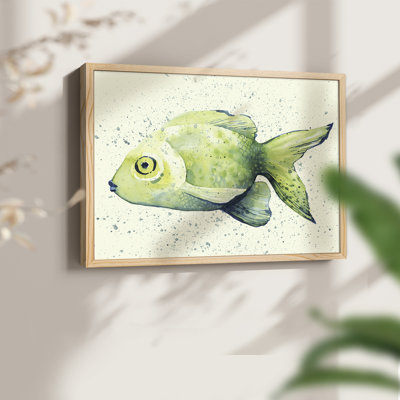 Speckled Freshwater Fish I -Framed Print - Restickable