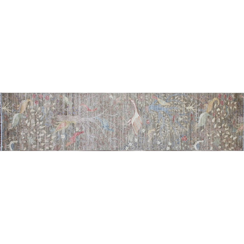 Transitional One-of-a-Kind Runner 2'8" x 11'8" Runner Wool Area Rug in