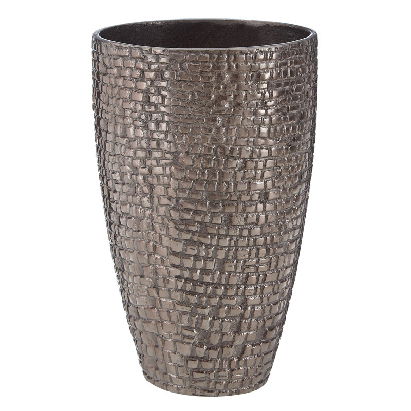Buzz Metal Table Vase, 25cm H x 17cm W x 17cm D