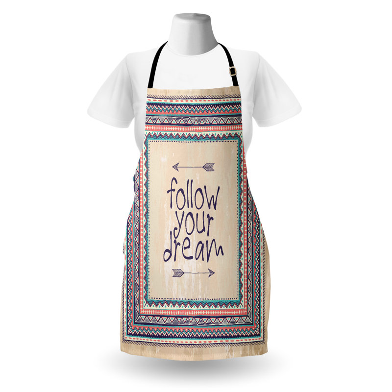 No Pattern Bib Apron