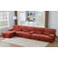 Canapé surdimensionné surdimensionné de 161,8 po en forme de L pour canapé-lit Canapé