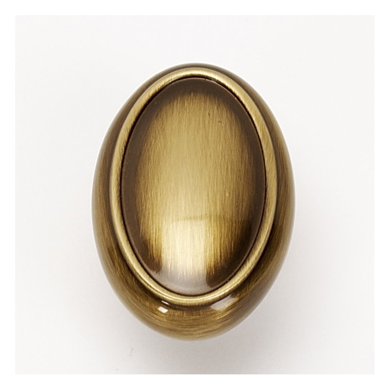 Classic Traditional Oval Knob, Antique English