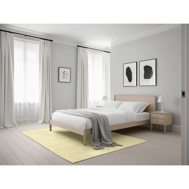 Tapis décoratif multicolore à motif abstrait, Rectangle 5 pi x 7 pi