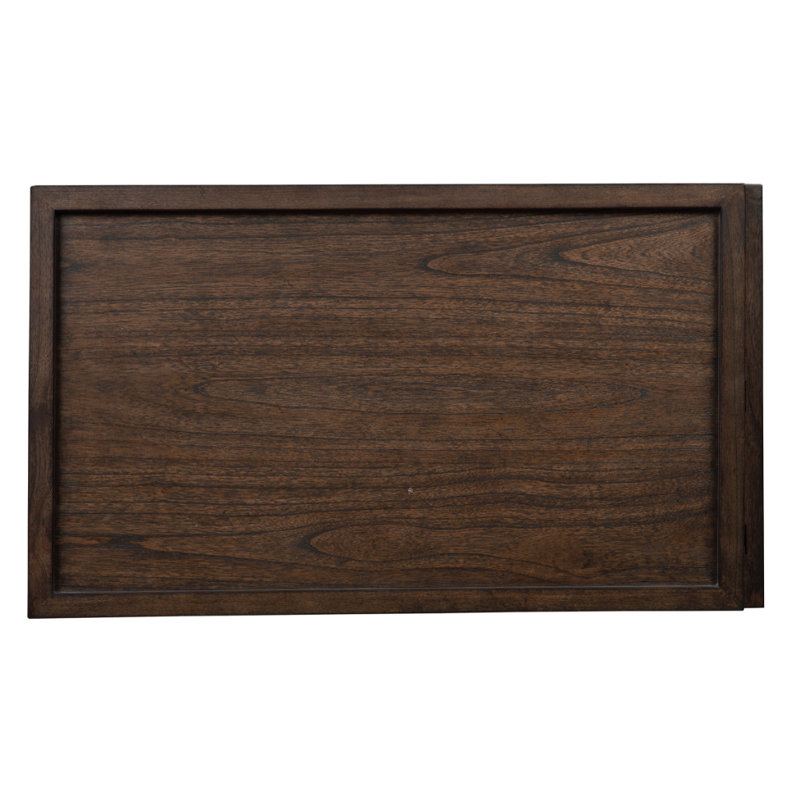 Tipple Burnished Oak Wine & Bar Console with Expandable Top