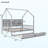 Funkstown Kids Full Platform with Trundle-406001720