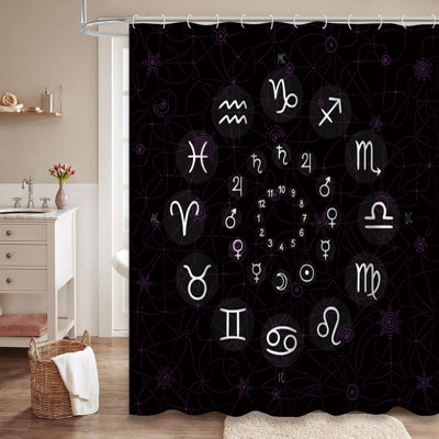 Rideau de douche Dark Star