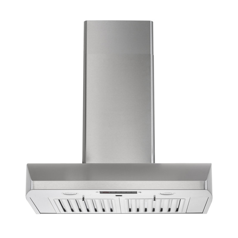 Hotte de cuisine murale à conduit en acier inoxydable 29,75 po 680 CFM KOBE