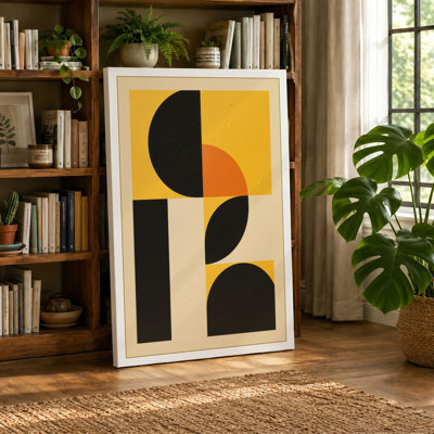 Abstract Geometry Geometric - Wrapped Canvas