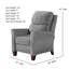 Fauteuil inclinable 2 pieds Pep-113040141
