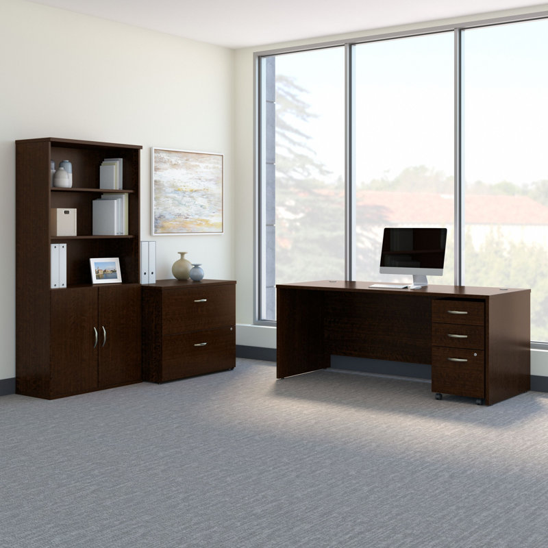 Ensemble de bureau 3 pièces Series C, Cerise mocha