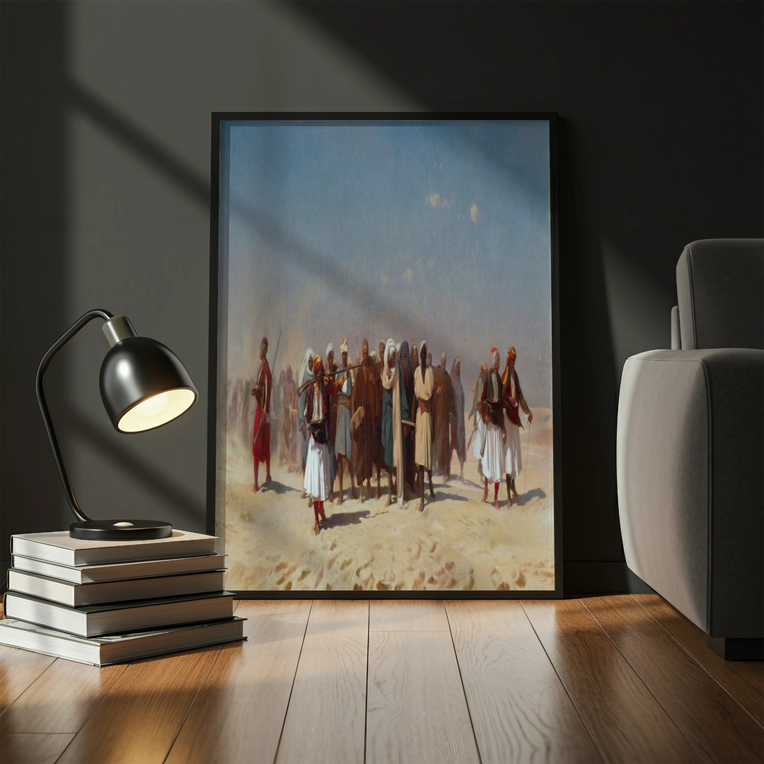 20th Century Style Black Framed Poster