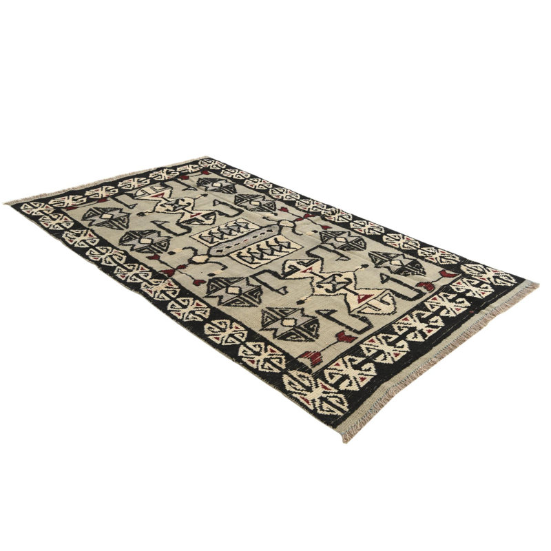 Tapis gris 5 x 8