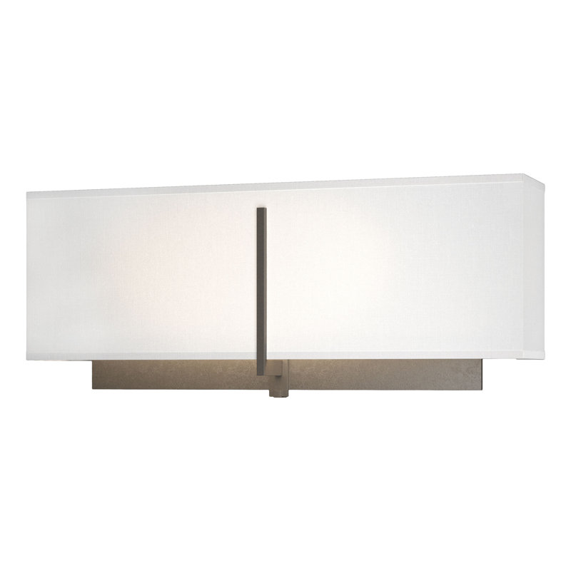 Applique murale encastrée 2 lumières Exos, Anna ton naturel, Fumée foncée
