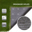 Tapis de gazon artificiel intérieur / extérieur de qualité supérieure - 5 pi x 7 pi-122507890