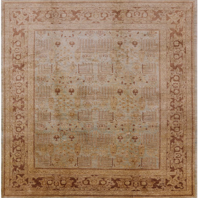 Tapis oriental brun clair