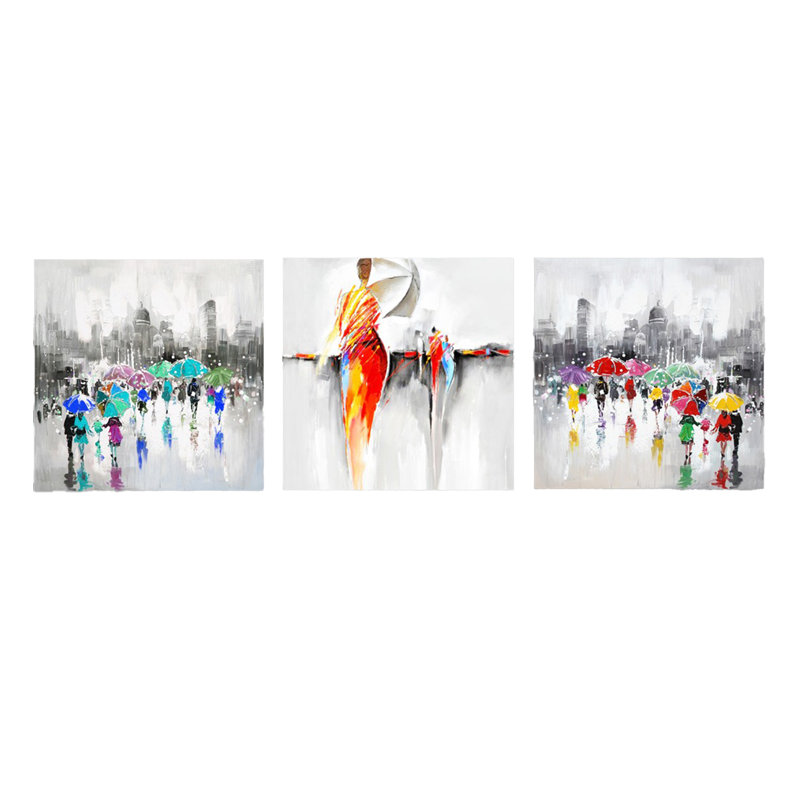 Sur toile, 3 pièces