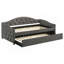 Lit de jour simple tapissier avec couchette Tremont Grey