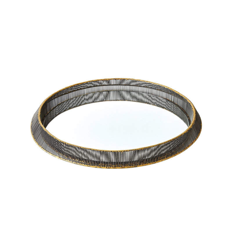 Decorative Tray, 2.5"H x 24"W x 24"D