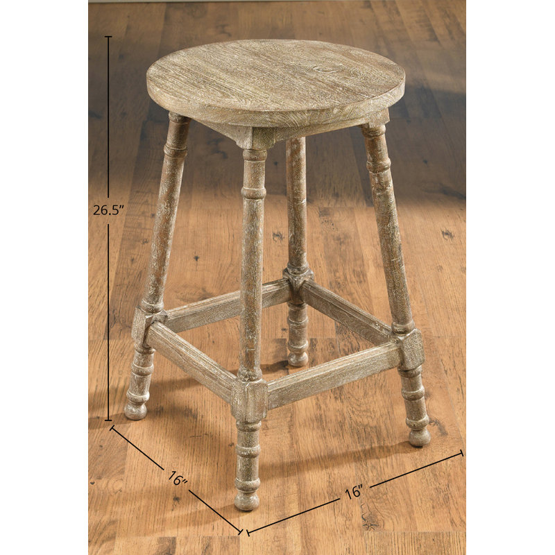 Tabouret de bar 26,5 po Geontae, Sable patiné