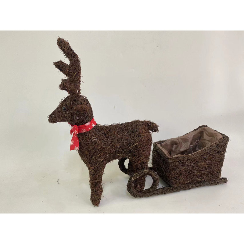 Sydnee Christmas Deer Figurines & Collectibles, Brown