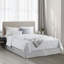 Jupe de lit de 16 po avec jupes de lit en microfibre brossée plissée-24825981-101377266