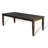 Meriwether 8 - Person Extendable Mahogany Solid Wood Top Four Leg Base Dining Set